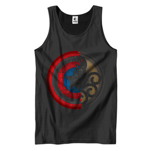 CAPTAIN AMERICA VS HYDRA LOGO Men's Tank Top