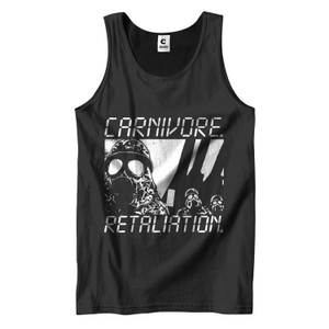 CARNIVORE FLAG TRASH Band Men's Tank Top CARNIVORE FLAG TRASH Band Men's Tank Top