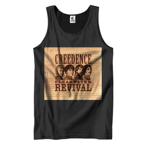 CREEDENCE CLEARWATER REVIVAL 70's Rock Band Men's Tank Top