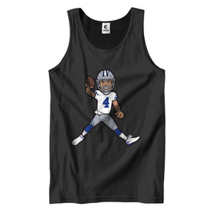 DALLAS COWBOYS DAK PRESCOTT Men's Tank Top DALLAS COWBOYS DAK PRESCOTT Men's Tank Top