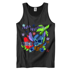 DISNEY LILO AND STITCH GUITARS Men's Tank Top