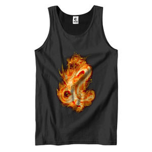 DRAGON EMBROIDERY Men's Tank Top DRAGON EMBROIDERY Men's Tank Top