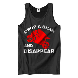 DROP A GEAR AND DISAPPEAR 2 Men's Tank Top