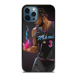 DWYANE WADE MIAMI HEAT ART iPhone 12 Pro Max Case