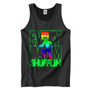 EVERYDAY IM SHUFFLIN BLACK Men's Tank Top EVERYDAY IM SHUFFLIN BLACK Men's Tank Top