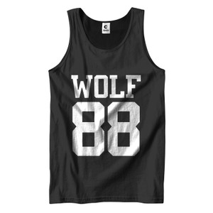 EXO XOXO WOLF 88 BLACK 2 Men's Tank Top