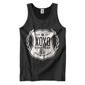 EXO XOXO WOLF 88 BLACK Men's Tank Top EXO XOXO WOLF 88 BLACK Men's Tank Top