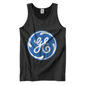 G E GENERAL ELECTRIC LOGO Men's Tank Top G E GENERAL ELECTRIC LOGO Men's Tank Top