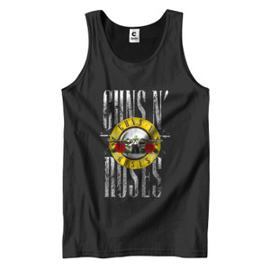 GUN AND ROSES BULLET LOGO Men's Tank Top