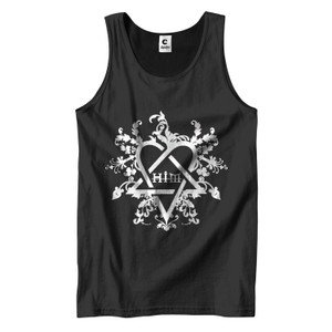 HIM H.I.M FILEGREE LOGO HEARTAGRAM 2 Men's Tank Top HIM H.I.M FILEGREE LOGO HEARTAGRAM 2 Men's Tank Top