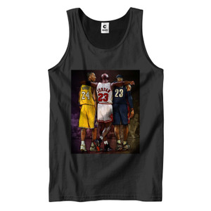 KOBE BRYANT MICHAEL JORDAN AND LEBRON JAMES Men's Tank Top