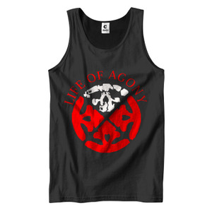 LIFE OF AGONY LOGO Men's Tank Top