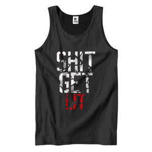 LIT ASAP ROCKY FETTY Men's Tank Top LIT ASAP ROCKY FETTY Men's Tank Top