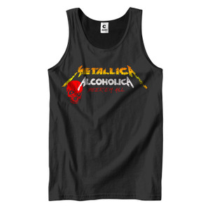 METALLICA ALCOHOLICA Men's Tank Top METALLICA ALCOHOLICA Men's Tank Top