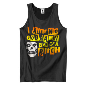 MISFITS AINT N GODDAMN SON ABITCH LYRICS Men's Tank Top