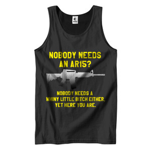 NO BODY NEEDS AN AR15 1 Men's Tank Top