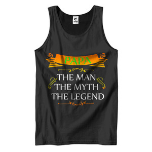 PAPA - THE MAN, THE MYTH THE LEGEND PAPA Men's Tank Top PAPA - THE MAN, THE MYTH THE LEGEND PAPA Men's Tank Top