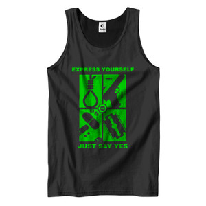 PETER STEELE TYPE O NEGATIVE EXPRESS YOURSELF Men's Tank Top PETER STEELE TYPE O NEGATIVE EXPRESS YOURSELF Men's Tank Top