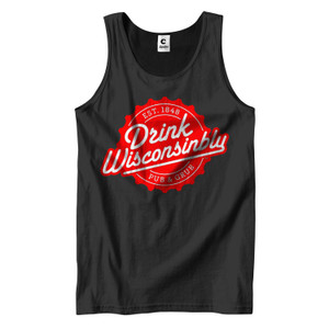 PLEASE DRINK WISCONSINBLY Cheesehead Men's Tank Top PLEASE DRINK WISCONSINBLY Cheesehead Men's Tank Top