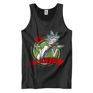 RICK AND MORTY YPU GOTTA GET SCHWIFTY Men's Tank Top RICK AND MORTY YPU GOTTA GET SCHWIFTY Men's Tank Top