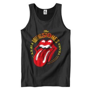 ROLLING STONES 50 YEARS TONGUE Men's Tank Top ROLLING STONES 50 YEARS TONGUE Men's Tank Top