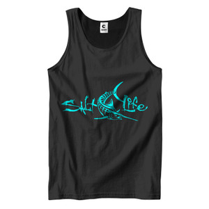 SALT LIFE black Men's Tank Top