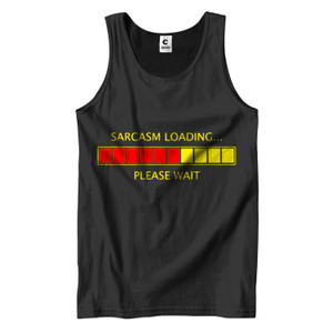 Sarcasm Loading Funny SARCASM LOADING 1 Men's Tank Top