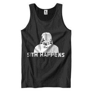 SHIT HAPPENS DARK STAR WARS Men's Tank Top SHIT HAPPENS DARK STAR WARS Men's Tank Top