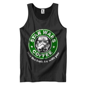 STAR WARS COFFE 1 Men's Tank Top STAR WARS COFFE 1 Men's Tank Top