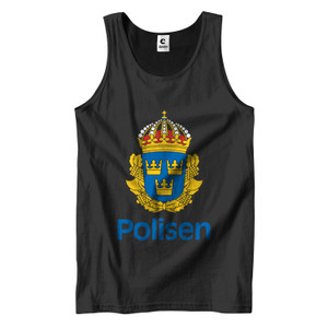 SWEDEN SWEDISH POLISEN Men's Tank Top SWEDEN SWEDISH POLISEN Men's Tank Top