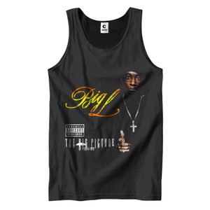 THE BIG PICTURE BIG L LAMONT COLEMAN Men's Tank Top THE BIG PICTURE BIG L LAMONT COLEMAN Men's Tank Top