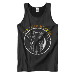 THE DEAD MILMEN PUNK ROCK BAND COW Men's Tank Top THE DEAD MILMEN PUNK ROCK BAND COW Men's Tank Top