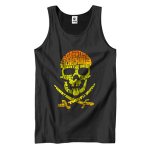 THE GOONIES Logo Orange Men's Tank Top THE GOONIES Logo Orange Men's Tank Top