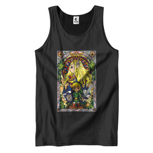 THE LEGEND OF ZELDA STAINED GLASS Men's Tank Top THE LEGEND OF ZELDA STAINED GLASS Men's Tank Top
