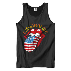 THE ROLLING STONES USA LOGO Men's Tank Top THE ROLLING STONES USA LOGO Men's Tank Top