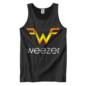 WEEZER PANIC LOGO Men's Tank Top WEEZER PANIC LOGO Men's Tank Top