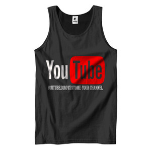 YOUTUBE CUSTOME YOUR CHANNEL Men's Tank Top YOUTUBE CUSTOME YOUR CHANNEL Men's Tank Top