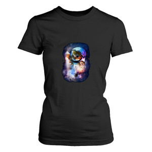 CAT GALAXY NASA FUNNY Women's T-Shirt CAT GALAXY NASA FUNNY Women's T-Shirt