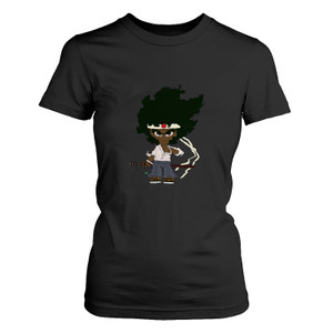 CHIBI AFRO SAMURAI ANIME Women's T-Shirt