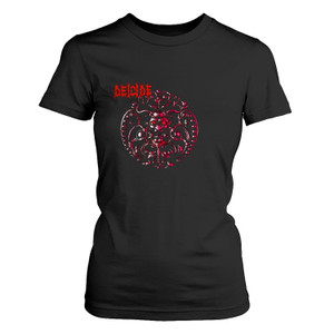 DEICIDE ALBUM LOGO TRASH METAL BAND Women's T-Shirt DEICIDE ALBUM LOGO TRASH METAL BAND Women's T-Shirt