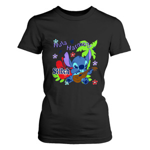 DISNEY LILO AND STITCH GUITARS Women's T-Shirt