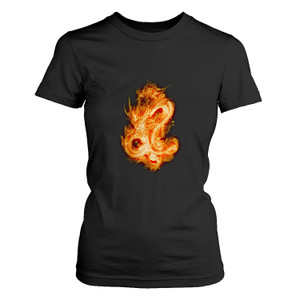 DRAGON EMBROIDERY Women's T-Shirt DRAGON EMBROIDERY Women's T-Shirt