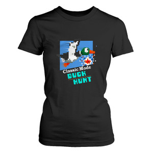 DUCK HUNT CLASSIC NINTENDO VIDEO GAME ICON Women's T-Shirt DUCK HUNT CLASSIC NINTENDO VIDEO GAME ICON Women's T-Shirt