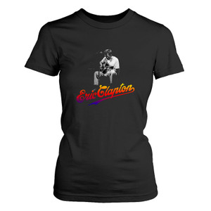ERIC CLAPTON WITH GUITAR Women's T-Shirt ERIC CLAPTON WITH GUITAR Women's T-Shirt