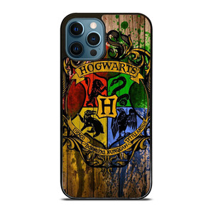 HOGWARTS HARRY POTTER LOGO WOOD iPhone 12 Pro Max Case