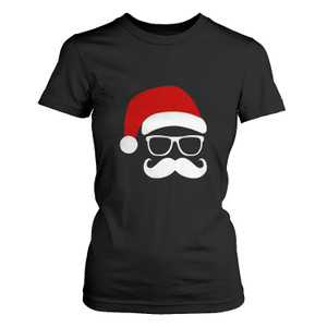 SANTA CLAUS HAT SUNGLASSES & MOUSTACHE Women's T-Shirt SANTA CLAUS HAT SUNGLASSES & MOUSTACHE Women's T-Shirt