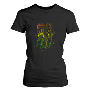 SONNY AND CHER LOGO HEATHER BLACK Women's T-Shirt