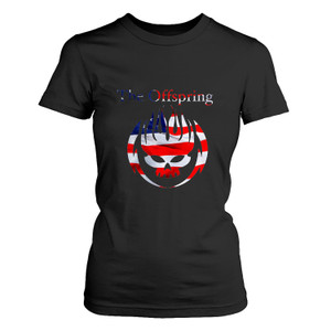 THE OFFSPRING US FLAG TOUR LOGO Women's T-Shirt
