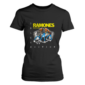 THE RAMONES ROAD TO RUIN Women's T-Shirt THE RAMONES ROAD TO RUIN Women's T-Shirt