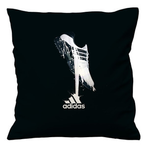 ADIDAS BLACK WHITE SPORT Cushion Case Cover ADIDAS BLACK WHITE SPORT Cushion Case Cover
